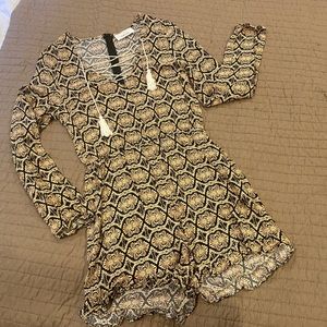 Short printed romper